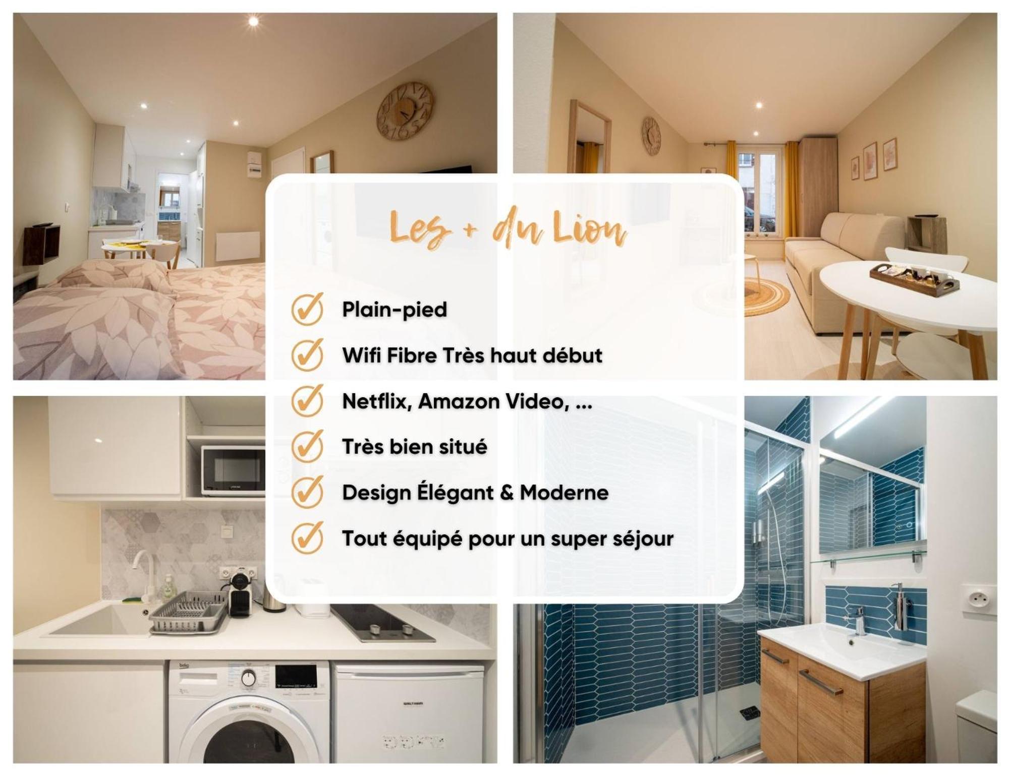 Le Lion - Plain-Pied, Wifi, Yt Premium - 2Rfhomes Château-Thierry Esterno foto